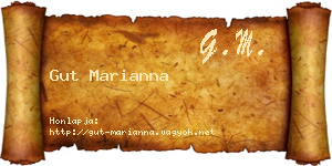 Gut Marianna névjegykártya