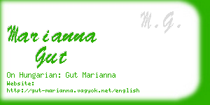 marianna gut business card